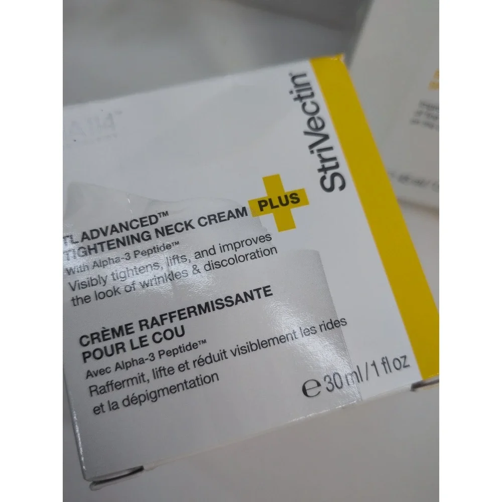NIB LOT 2🥰Strivectin TL Advanced Tightening Neck Cream+ Chest Lotion‎ Sunscreen